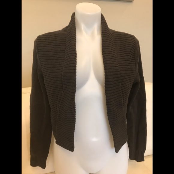 Ann Taylor Chocolate Brown Bolero - Picture 2 of 6